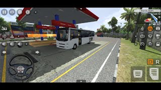 BHARAT BENZ BUS MOD ME DIESEL DALWAYA BUS SIMULATOR INDONESIA GAMEPLAY bussimulatorindonesia [upl. by Israel]