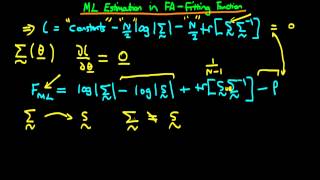 Maximum likelihood estimation of factor analysis models  fitting function [upl. by Yztim]