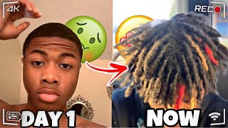 My Dreadlock Journey  1 Year Transformation CRAZY GROWTH [upl. by Gustaf]