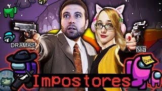 AMONG US NIA Y VEGETTA IMPOSTORES IMPARABLES [upl. by Forta351]