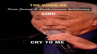 Tom Jones and Bethzienna Williams performed a duet of quotCry to Mequot  Voice UK [upl. by Ahsehat]