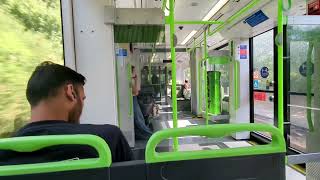 London Underground  London Trams  Wimbledon to Elmers end  TfL  Full Journey [upl. by Eceertal]