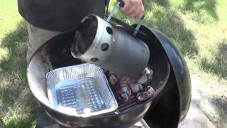 How To Set Up A Charcoal Grill For Smoking [upl. by Ahsined]