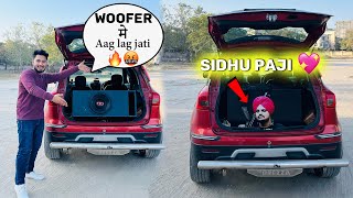 Brezza के Woofer मे Aag🔥 लाग जाती😱 DD Audio Woofer DD712 1200 Rms Brezza Modified 18inch Alloy [upl. by Torto]