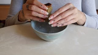 ASMR hand rituals amp natural nail care whisper 😌🌸 [upl. by Zitah360]