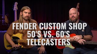 What a Fender Telecaster is Supposed to Sound Like  Custom Shop 50s vs 60s Tele [upl. by Iztim723]