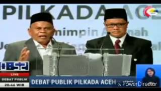 Full Bintang Panggung Apa Karya di Debat Publik Pilkada Aceh 2017 [upl. by Chung]