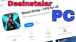 como desinstalar bloodstrike de mi pc [upl. by Gaye]