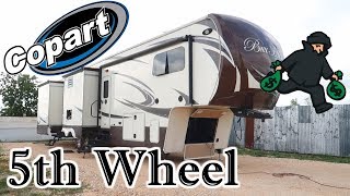 I Bought A Luxury 5th Wheel RV From Copart I Hate Thieves [upl. by Wilfrid]