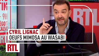 Cyril Lignac  les oeufs mimosa au wasabi [upl. by Ryann462]