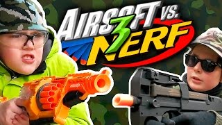 Airsoft vs Nerf 3 [upl. by Norad]