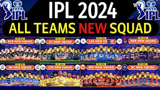 IPL 2024  All Team Squad  IPL Teams 2024 Players List  RCBCSKMIKKRSRHGTDCPBKSRRLSG [upl. by Nickles]