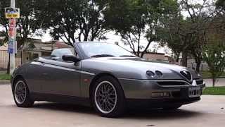 Funcionamiento Capota Alfa Romeo Spider 1998  Ceriotti Exclusivos [upl. by Ecyor]