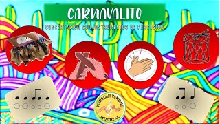 🎶MUSICOGRAMA CARNAVALITO Para jardín y primaria🎈 instrumentos pedagogia [upl. by Itnuahsa996]