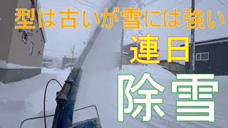 北海道除雪 毎日除雪 地道に２０～３０センチの降雪ドカ雪より全然良い [upl. by Manwell]