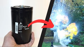 Blowing up BIG capacitors [upl. by Sevein]