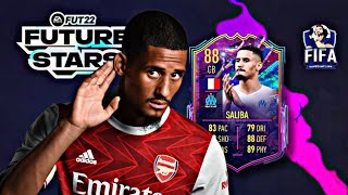 FIFA 22  88 RATED WILLIAM SALIBA FUTURE STARS PLAYER OVERVIEW REVIEW SBC FIFA22 FUTURESTARS [upl. by Intyre]