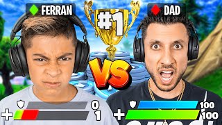 1v1 Vs My Dad For 100000 VBucks 😱 Royalty Gaming [upl. by Mchugh]