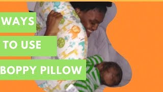 Mom Approved  Ways I Use The Boppy Pillow For 2Month Old [upl. by Nivrehs460]