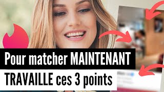 Profil Tinder  3 nouveaux points à travailler pour matcher MAINTENANT [upl. by Esyned]