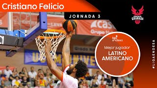 Cristiano Felicio Mejor Jugador Latinoamericano de la Jornada 3  Liga Endesa 202223 [upl. by Aibos997]