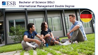 Bachelor of Science International Management Double Degree studieren an der ESB Business School [upl. by Anailuig]