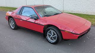 4K Review 1985 Pontiac Fiero 2M6 SE 4 speed manual Virtual TestDrive amp Walkaround [upl. by Rurik]