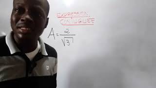 Exercice  expression conjuguée Maths3ème [upl. by Male]