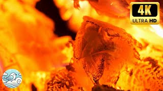 🔥 Cozy Fireplace Ambience 4K 6 HOURS – Fire Crackling Sounds for Sleep  ASMR Fire [upl. by Yardna197]