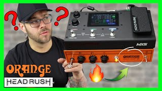 Headrush MX5 into My ORANGE PEDAL BABY Truly Amazing Rig [upl. by Llenor896]