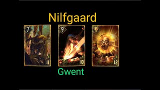 nilfgaard witcher Trio vs skellige alchemy ProRank Gwent Card Game 2411220921 [upl. by Pudens]