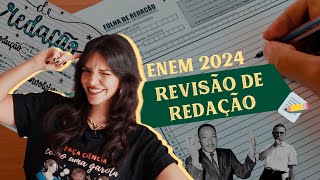 ÚLTIMA REVISÃO DE REDAÇÃO PRO ENEM 2024 Débora Aladim [upl. by Remmos]