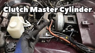 How to Replace Clutch Master Cylinder and Slave Cylinder COMPLETE Guide [upl. by Sandry346]