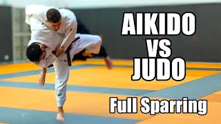 Aikido vs Judo • Rokas vs Chadi • Full Sparring [upl. by Attenna831]