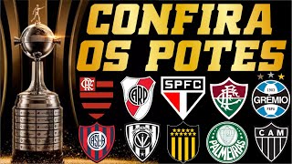 LIBERTADORES 2024  CONFIRA OS POTES DO SORTEIO [upl. by Ng576]