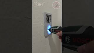 DIY Steckdosenabdeckung installieren diy painting electrician final white fun 4k60fps asmr [upl. by Eelsnia]