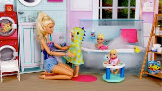 Barbie amp Ken Doll Family Night Routine amp Playground Adventure [upl. by Eintroc]