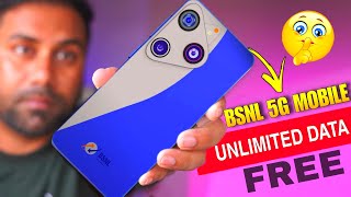 BSNL New 5G Mobile Launch With FREE Unlimited Data 🔥 [upl. by Enailil]