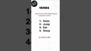 Transitive and Intransitive Verbs Understanding 🤔 the Difference 😉  englishgrammar shorts [upl. by Wildee]