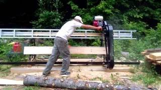 Jobber 200 sawmill WARNING LOUD AUDIO [upl. by Onaicilef]