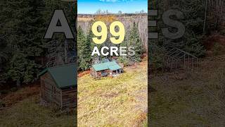 Secluded OffGrid Cabin Retreat on 99 Acre 150000 countryestate countryproperty cottagehouse [upl. by Nicoli]