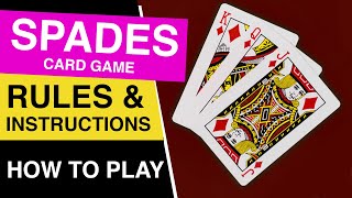 How to Play Spades Card Game [upl. by Haraz]