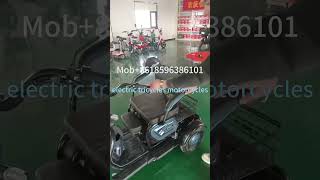 New 600W PureCopper motor ElectricTricycle 3Wheels Long Range Tricycle Motorcycle For Disabled [upl. by Lewie]