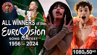 All Winners 🥇 of the Eurovision Song Contest 19562024 [upl. by Vasta]