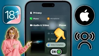 iOS 18  Come attivare lisolamento vocale iPhone [upl. by Abbie]