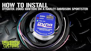 How To Install A Dynatek 2000i Electronic Ignition System On A HarleyDavidson Sportster [upl. by Tedmann]