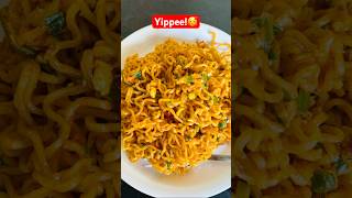 Easy egg noodles recipe🍜 masala spicy 🌶️ noodles  Yippee noodles minivlog shorts [upl. by Anitsuj]