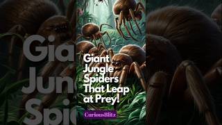 Giant Jungle Spiders That Leap at Prey 🕷️⚡ [upl. by Fulcher30]