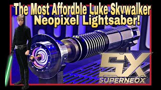 SuperNeoX Affordable Luke Skywalker Neopixel Lightsaber [upl. by Nera]