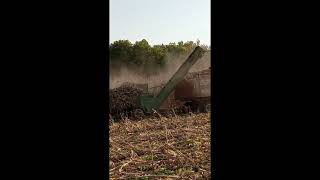 White 2105 pulling a JD 300 corn husker husking corn [upl. by Retla398]